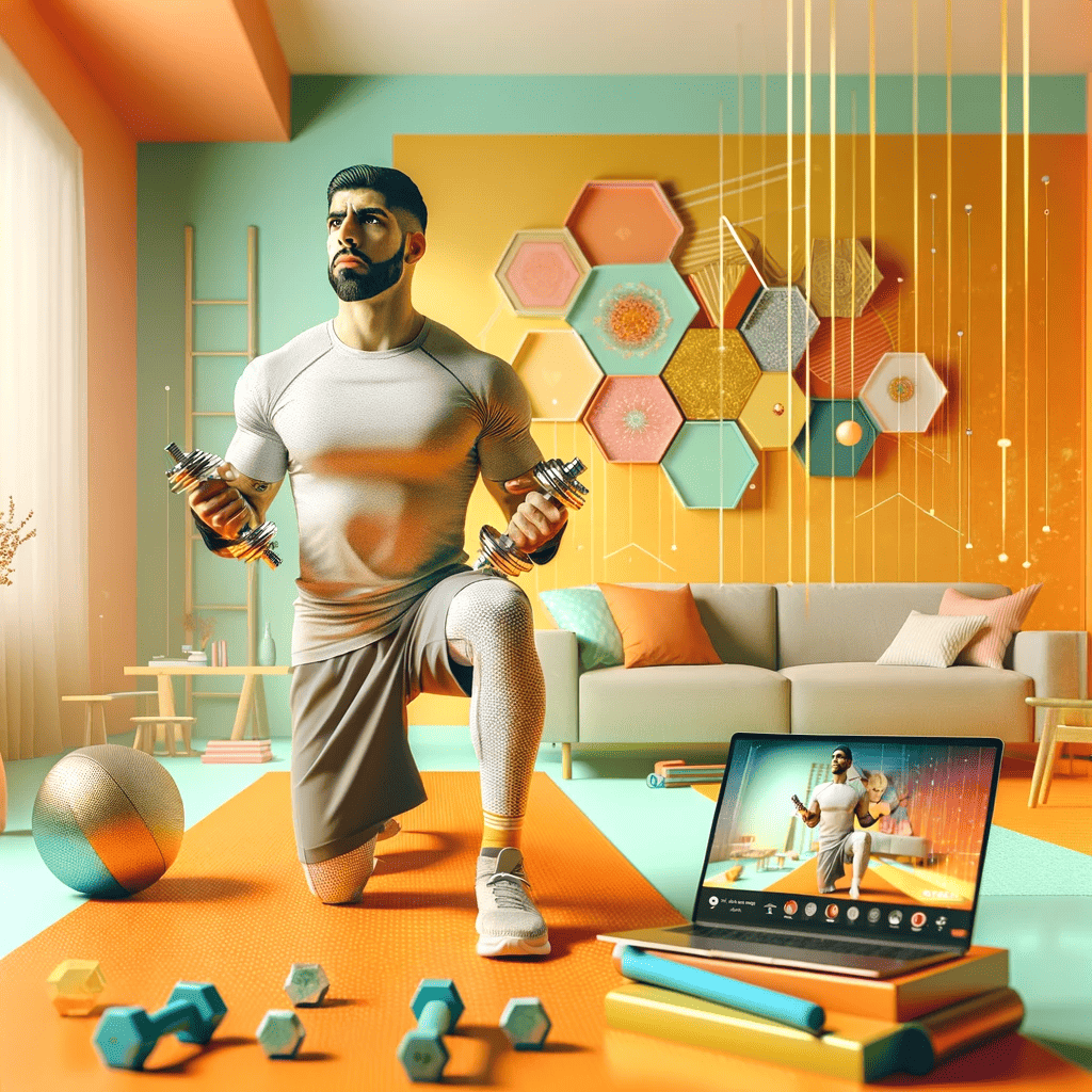 an online fitness coach