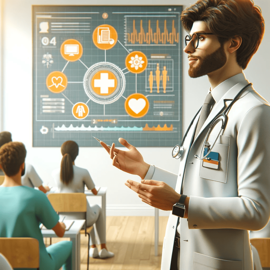 A medical technology trainer