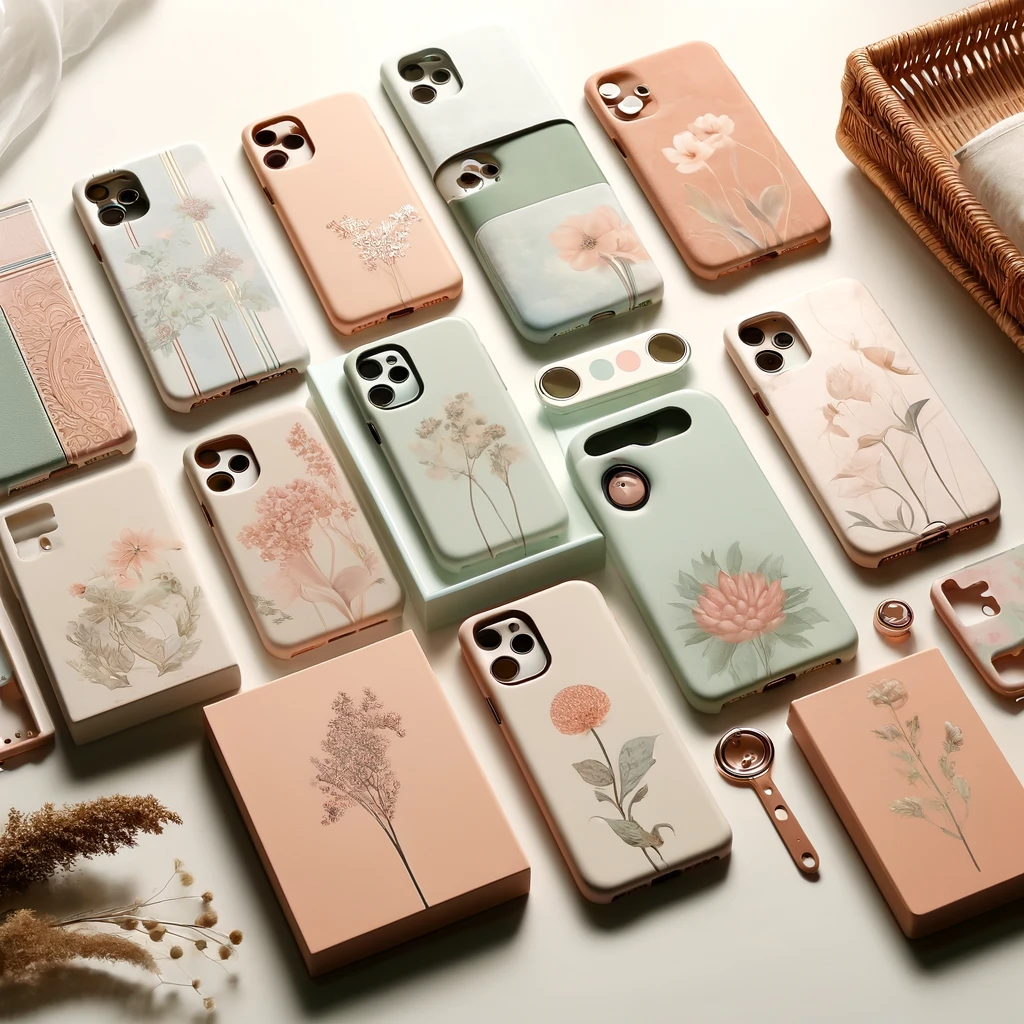 Pretty minimalistic feminine phone cases.