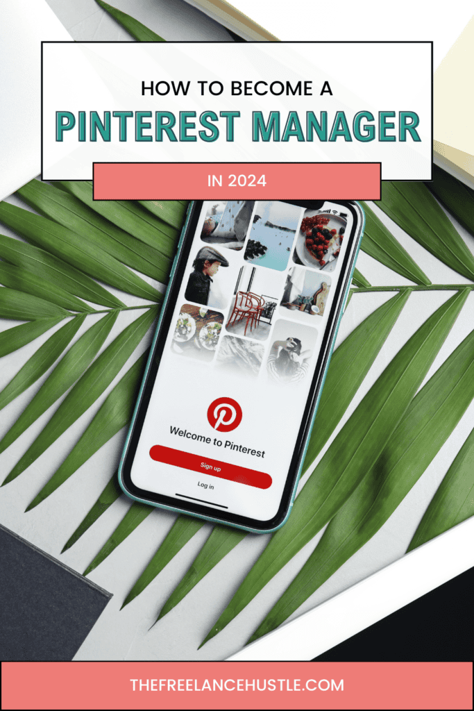 Pin image for how to become a pinterest manager